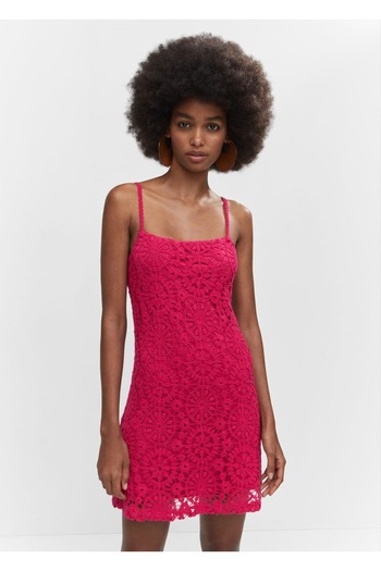 MANGO Woman Rochie scurta din dantela