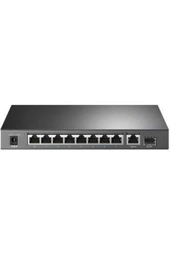 TP-LINK Tl-sg1210p 8 منافذ جيجابت 1x جيجابت Rj45/sfp Uplink 63w Poe Metal Case Switch