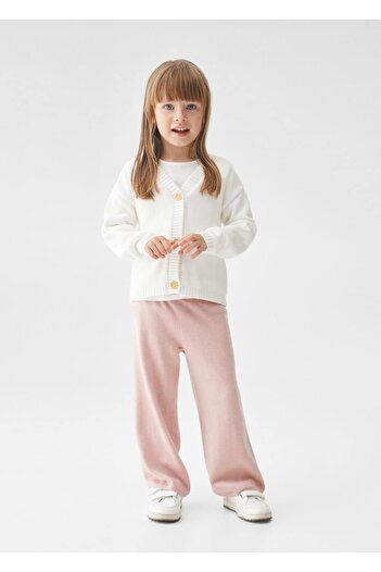 MANGO Kids White Cardigan for Kids