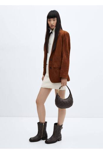 MANGO Woman Knitwear Mini Skirt