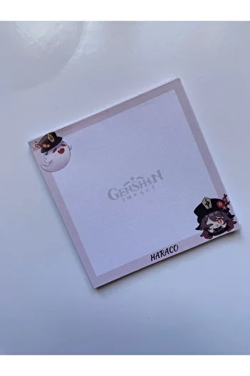 Hara Company Genshin Impact Game Hu Tao 9x9 cmGame Memopad