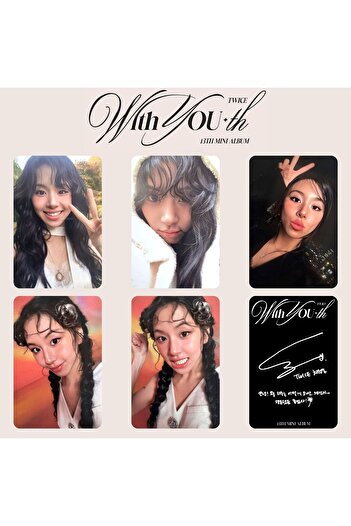 Kpop Dünyasi TWICE Chaeyoung '' With Youth '' Photocard Set