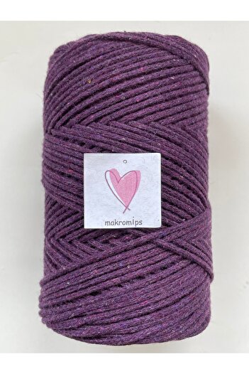 Makromİps MACROME STRING (250gr-185m-2mm) PREMIUM COTTON COTTON ROUND HOBBY BAG STRING STRING