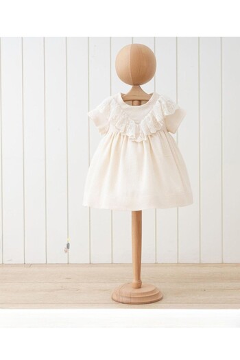 morwind BABY GIRL DRESS COLLAR LACE BIRTHDAY DRESS
