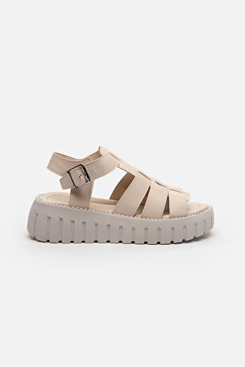 Yaya by Hotiç Beige Women's Sandals 01SAY269840A310