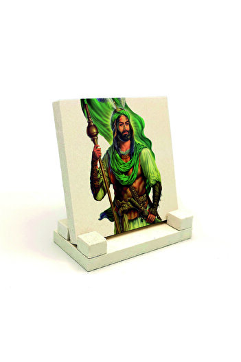 BAKSEPETE HzHüseyin Design Printed Natural Stone Desktop 10x10 Krg-84