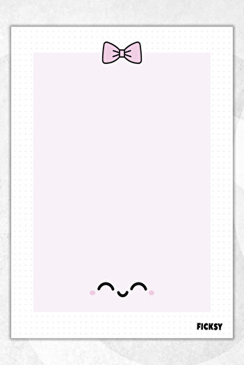 Ficksy Emoji Note Paper - A5 Size - 50 Sheets - Notepad - Memopad - Memo Pad - To Do List