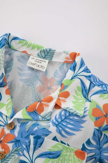 DeFacto Baby Boy Viscose Short Sleeve Shirt Z8876a223hs