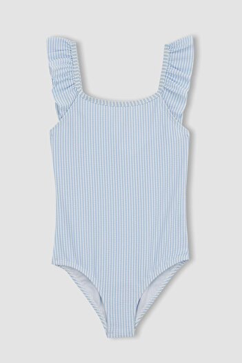 DeFacto Girl's Striped Swimsuit Z3607a623hs