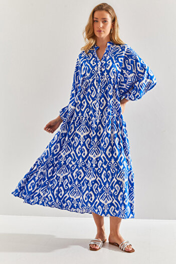 Bianco Lucci Women's Multi Patterned Viscose Dress60171051