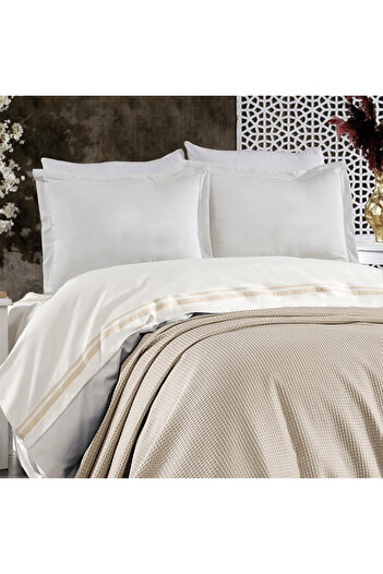 Lucy and Home 100% COTTON JACQUARD SUMMER PILE, BED COVER 200X220cm