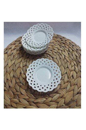 Paçi Şener Şnr100986 Lace Motif Tea Plate Set of 6