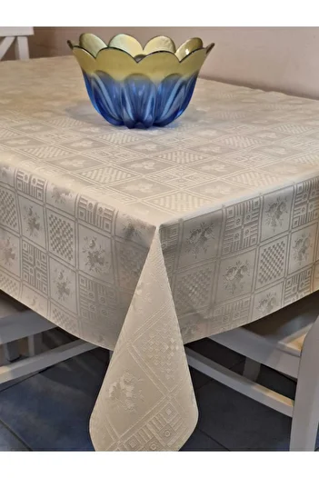 Başak Ev Tekstili Patterned FiberPvcOilcloth - Wipeable Table Cloth