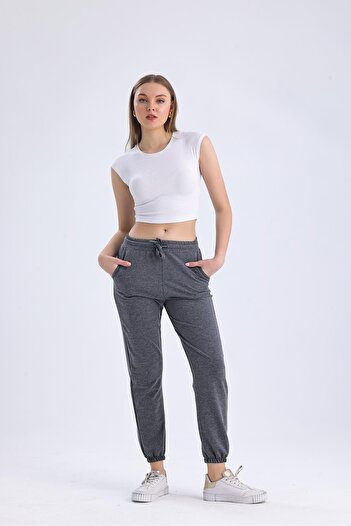 Miss Murem 2 Rope Jogger Pants-ANTHRACITE