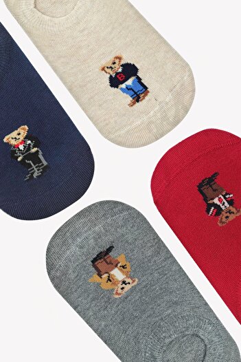 Mono Socks Monosocks 4lü Teddy Görünmez Sneaker