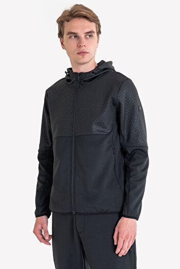 Lescon Ανδρικό φούτερ με επίστρωση Fleece 23k-1074