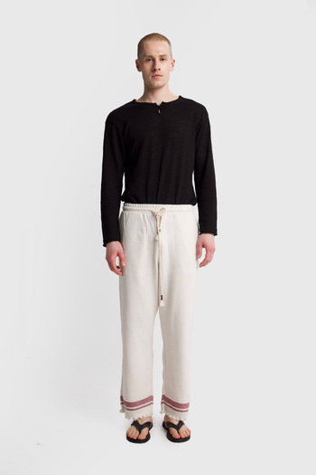 GIESTO PATTERNED TEXTURED PANT
