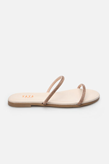 Yaya by Hotiç Beige Women's Slippers 01TEY269810A310