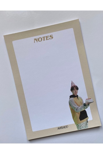 Hara Company Bts J-hope A5 Size Kpop Notepad