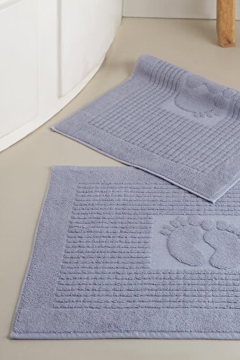 Zeynep Tekstil Mat| 2 Pieces of Foot Towels, Bath Mat, Towel Mat