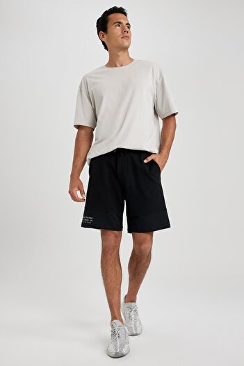 DeFacto Slim Fit Printed Shorts Z5060az23hs