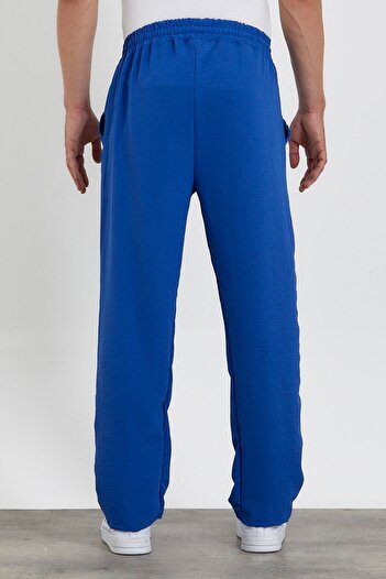 efraim giyim Unisex Oversize Gri Aerobin Keten Yazlık Ince Salaş Alt Jogger Pantolon
