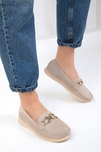 SOHO Γυναικεία Loafer Παπούτσια Mink Suede 18860