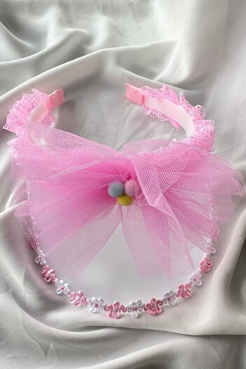 TAKIŞTIR Pink Color Crowned Visor Hat