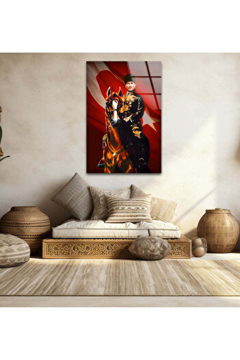 myphotostation Ataturk Tempered Glass Wall Painting