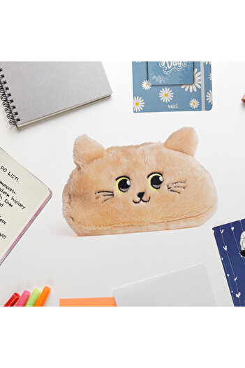 YEŞİL KIRTASİYE Cute Plush Pen Holder
