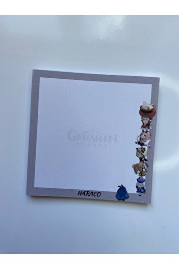 Hara Company Genshin Impact Game 9x9 cmGame Memopad
