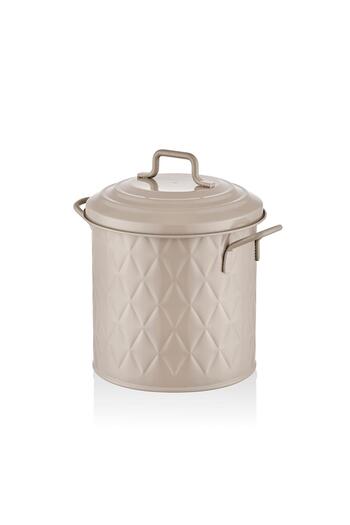 The Mia Prism 4 Lt Caramel Countertop Dustbin