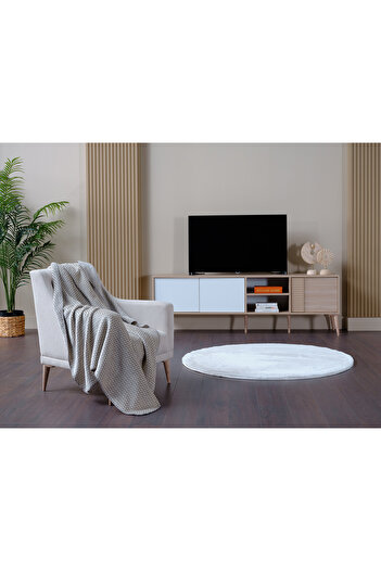 Doqu Home Gray Sapphire Tv Blanket