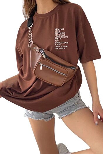 BENROMA Μπλουζάκι με τυπωμένο γράμμα Unisex Oversize