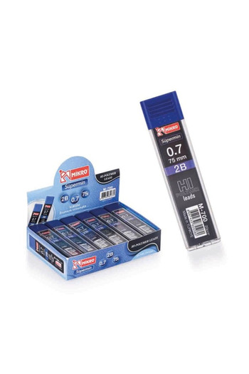 Dağtaş Kırtasiye 24 Pieces Micro 75mm 2B Versatil Pen - 0.7mm Nib