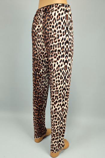 Apaydın butik Pantaloni de pijama pentru femei cu model leopard