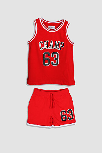 AIKO Red Boy's Under-Upper Set CP20