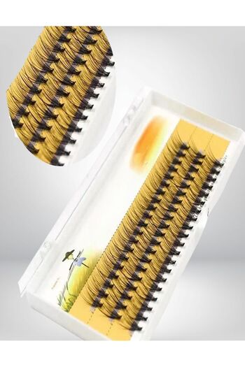 SEBURAM COLLECTION Tekli İpek Naturel 60 Adet 20D Demet 10-12 mm Takma Kirpik