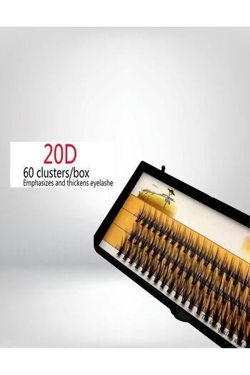 SEBURAM COLLECTION Tekli İpek Naturel 60 Adet 20D Demet 10-12 mm Takma Kirpik