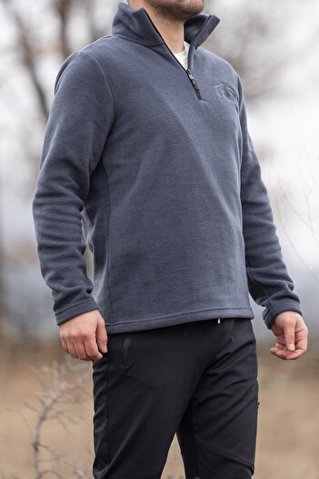 Huğlu Kartal Nakışlı Polar Sweatshirt