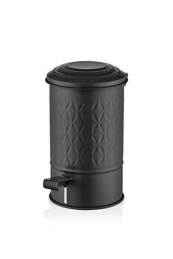 The Mia Prism Trash Can Kitchen Black 24 Lt