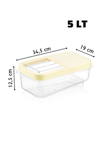Nandy Home 5 Lt Multibox Tablet Storage Box with Easy Sliding Lid