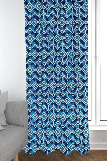 Melodie Κουρτίνα φόντου Navy Blue 140x260 Μονό Πτερύγιο
