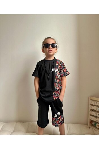 CANDA Air Short Sleeve Shorts Summer Suit