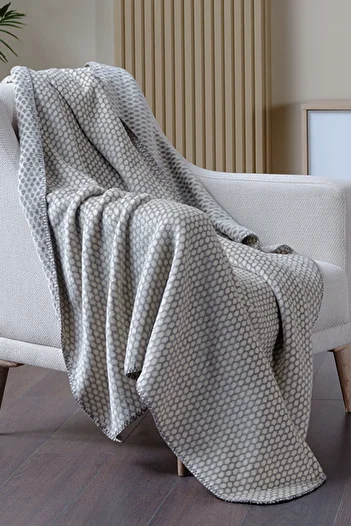 Doqu Home Gray Sapphire Tv Blanket