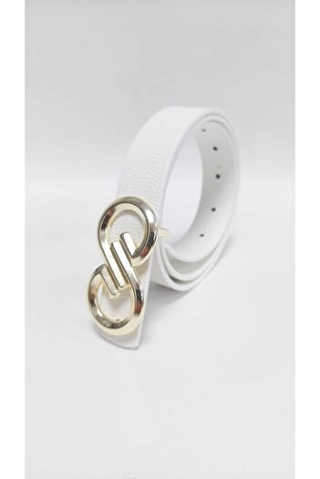 Kemerix Double-Way Women's Belt with Gold Buckle