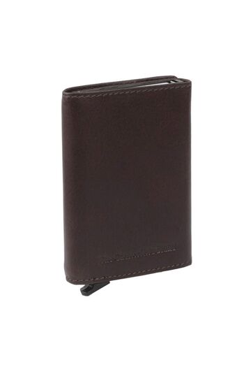 The Chesterfield Brand Wax Pull Up Credit card case RFID protection Leather 7 cm