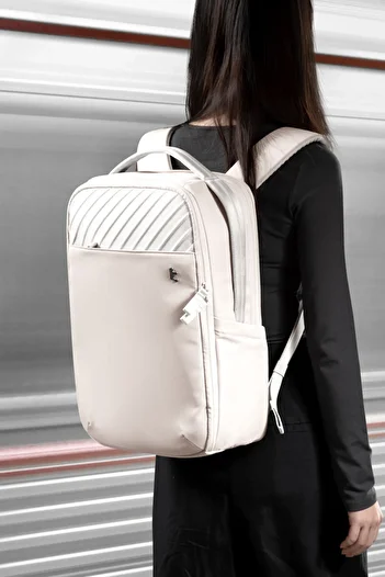 Tomtoc Voyage T50 15.6 Inch / 20l White Laptop Notebook Backpack - T50m1d1