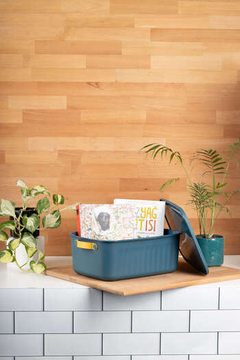 FH finehome 10LT Blue Boxy Box - Multipurpose