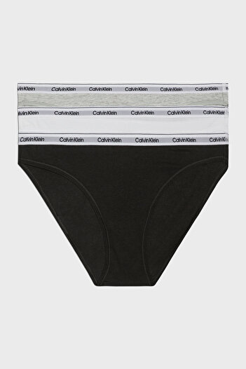 Calvin Klein Streç Pamuklu Düşük Bel 3 Pack Külot 000QD5207EMPI  KÜLOT 000QD5207E MPI